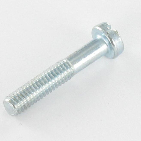 1 x Machine Screw Pan Head Slotted M4X27 Thread Length: 14 Zinc Plated