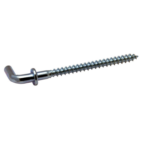 1 x Hooks Wood For Collar 4X35 Zinc Plated
