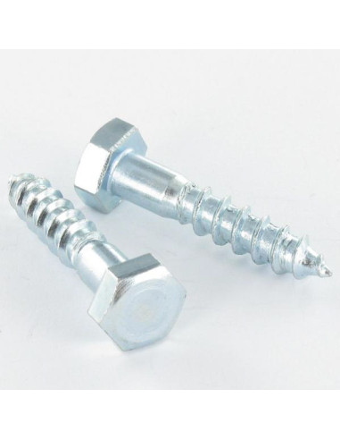 1 x Coach Screws/Hexagonal Head Wood 10X200 Hot...