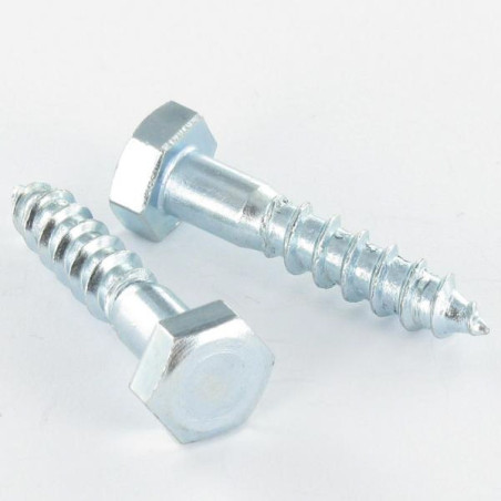 1 x Coach Screws/Hexagonal Head Wood 10X200 Hot Dip Galvanized