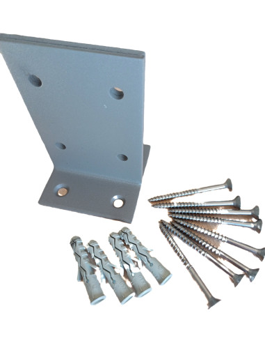 1 x KIT mounting plate LEG Of STRENGTH Grey