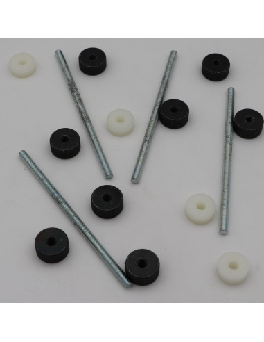 1 x KIT Thread M6X130 Zinc Plated With Nut
