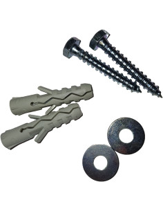 KIT 2 Coach Screws/Hexagonal Head Wood 6X40 WITH2 Washer...