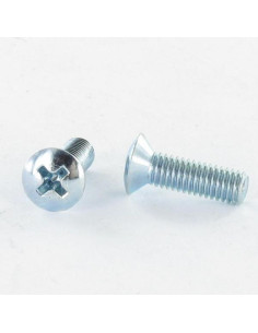 Machine Screw Pan Countersunk Head Pozi M6X16 Zinc Plated