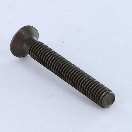 1 x Machine Screw Pan Countersunk Head Pozi M5X40 Black Zinc Plated