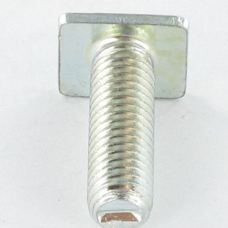 1 x Machine Screw Rectangular Head M6X20 9.5X12X2 Zinc Plated