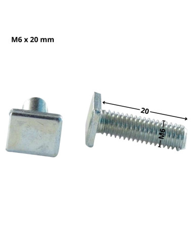 1 x Machine Screw Rectangular Head M6X20...