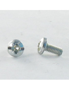 Machine Screw wide domed head Pozi And Slotted M4X30 Steel
