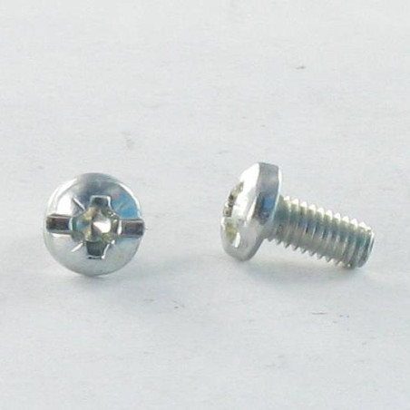 1 x Machine Screw Large Pan Head Pozi And Slotted M4X30 Steel