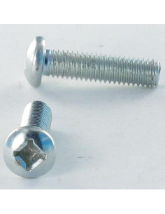 Machine Screw Pan Head M5X20 Square Phillips QP2 Zinc Plated