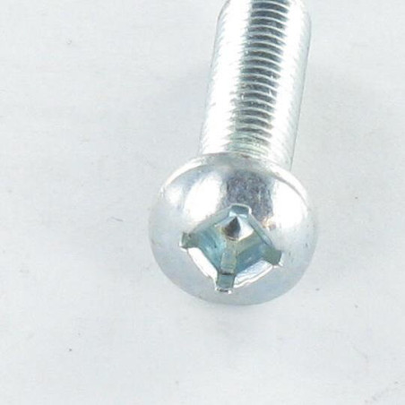 1 x Machine Screw Pan Head M5X20 Square Phillips QP2 Zinc Plated