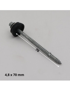 Self Drilling Hexagonal Head 4.8X70 Thread Length: 60... 2