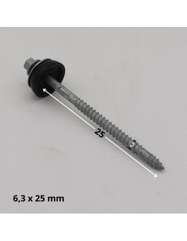 1 x Self Drilling Hexagonal Head 6.3X25...