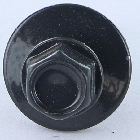 1 x Self Drilling Hexagonal Head 5.5X25 Neoprene Bonded Sealing Washer Epdm Zinc Plated Ral7016/Anthracite Grey