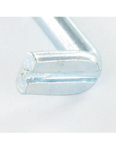 Hooks to Screw HEEL FLAT Slotted 5.2X50 Flat Zinc Plated 2