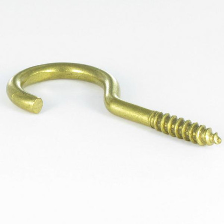 1 x Cabinet Hook Brass 2.2X10