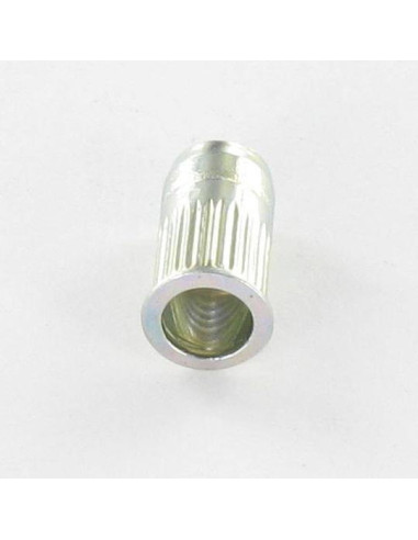 1 x Blind Nut Zinc Plated M4 6X12 Head Reduced