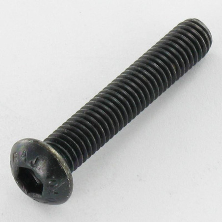 1 x Machine Screw Stainless Steel A2 Black Hex Socket Pan Head Cap M8X20 Full Thread Hexagon Socket 5