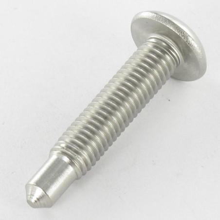 1 x V. POEL Hexagon Recess Stainless Steel A2 M8X40 Point 6X9 Hexagon Socket 5