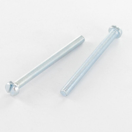 1 x Machine Screw Pan Head Slotted M5X40 Zinc Plated