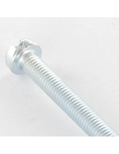 1 x Machine Screw Pan Head Slotted M5X40 Zinc...