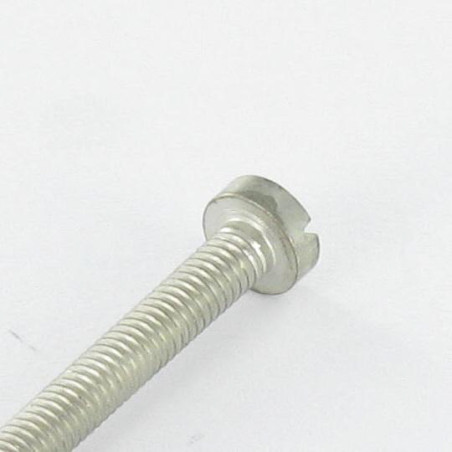 1 x Machine Screw Brass Duclanized Large Pan Head Slotted M2.5X4 micro screw