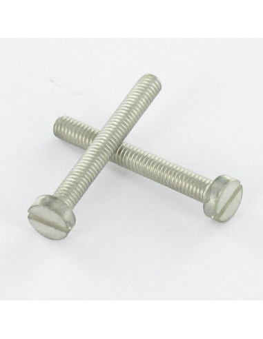 1 x Machine Screw Nickel Plated Brass Large Pan...