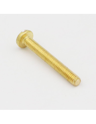 1 x Machine Screw Brass Large Pan Head Slotted...