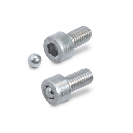 1 x BALL ANTI-THEFT Linch Pin Drive Type SW6 Stainless Steel A2