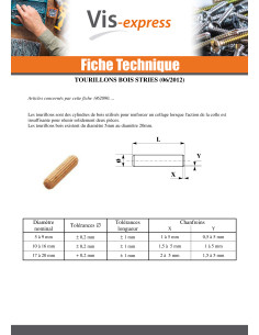 Dowels Wood STRIE 10X35 2