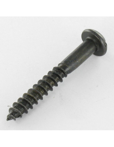 1 x Wood Screw Round Head Slotted 5X40 Black...