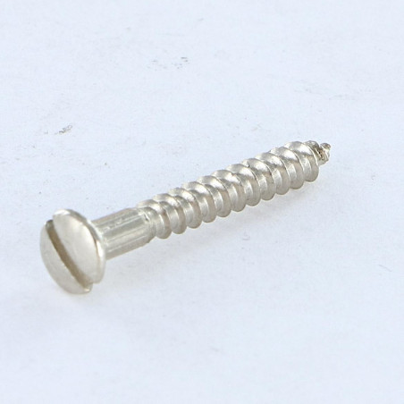 1 x Wood Screw Pan Countersunk Head Slotted 2.5X20 Nickel Plated micro screw