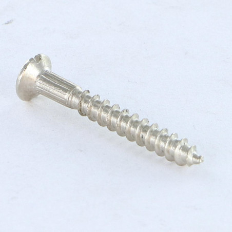1 x Wood Screw Pan Countersunk Head Slotted 2.5X20 Nickel Plated micro screw