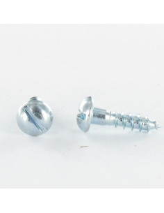 Wood Screw Round Head Slotted 3.5X30 Zinc Plated