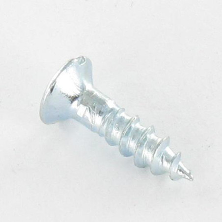 1 x Wood Screw Pan Countersunk Head Slotted 5X60 Zinc Plated