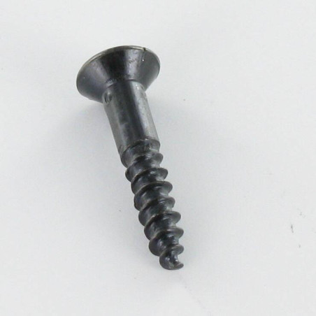 1 x Wood Screw Pan Countersunk Head Pozi PZ2 3.5X20 Black Zinc Plated