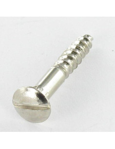 Wood Screw Pan Countersunk Head Slotted 4X25 Nickel Plated
