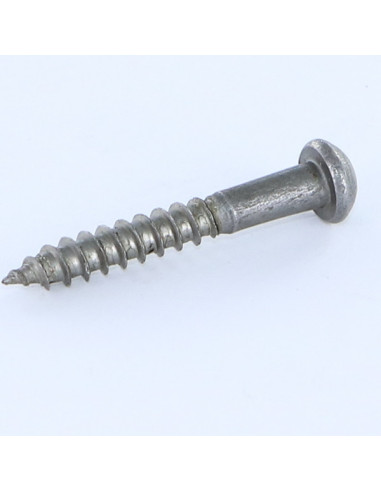 1 x Wood Screw Round Head Slotted 5X35 Steel