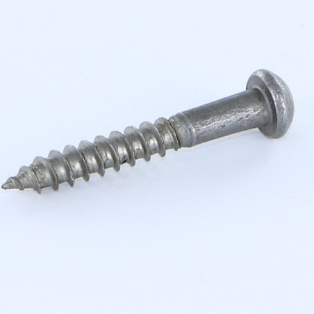 1 x Wood Screw Round Head Slotted 5X35 Steel