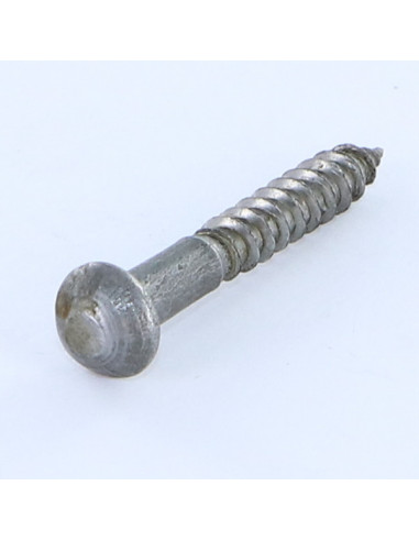 1 x Wood Screw Round Head Slotted 5X35 Steel