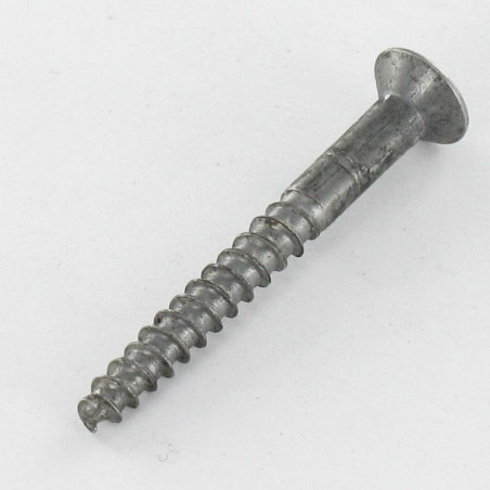 1 x Wood Screw Pan Countersunk Head Pozi 2 4X35 Steel