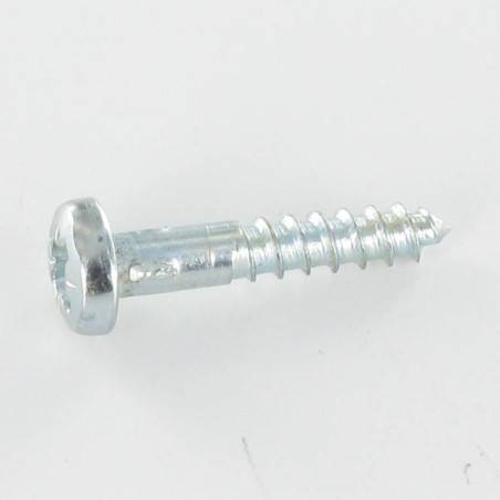 1 x Wood Screw Round Head Pozi PZ3 6X40 Zinc Plated