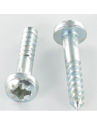 1 x Wood Screw Round Head Pozi PZ2 5X50 Zinc...