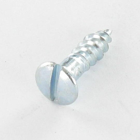 1 x Wood Screw Pan Countersunk Head Slotted 5X25 Zinc Plated