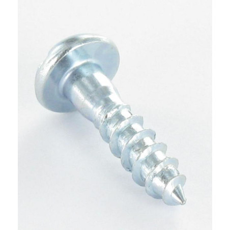 1 x Wood Screw Round Head Slotted 5X50 Zinc Plated