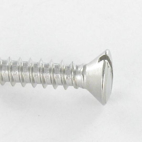1 x THREAD ROLLING SCREW STAINLESS STEEL A2 PAN COUNTERSUNK HEAD SLOTTED 3.5X38