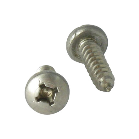 1 x Thread Rolling Screw Stainless Steel A2 Pan Head Square / Phillips 4.8X38 SQ2+PH2