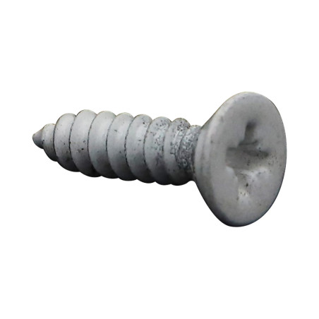 1 x THREAD ROLLING SCREW STAINLESS STEEL A2 COUNTERSUNK HEAD POZI 4.2X45 RAL9010/PURE WHITE