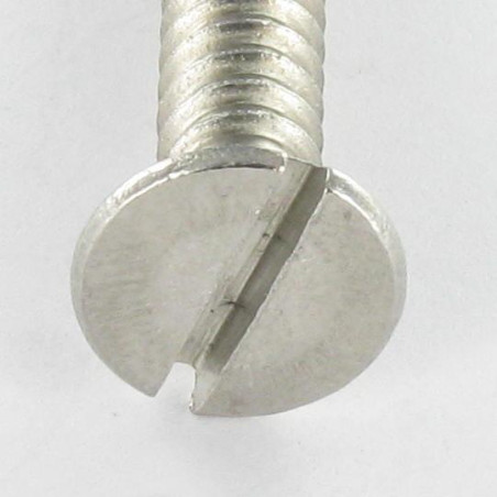 1 x THREAD ROLLING SCREW STAINLESS STEEL A2 COUNTERSUNK HEAD SLOTTED 2.9X9.5