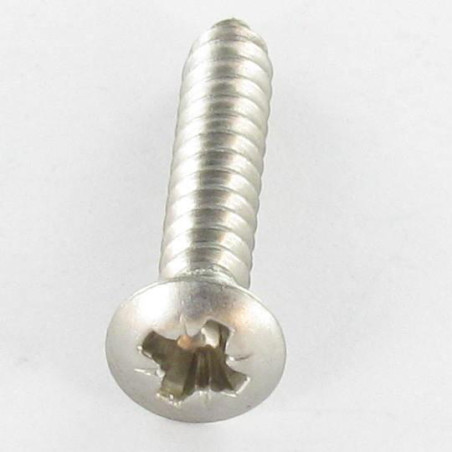 1 x THREAD ROLLING SCREW STAINLESS STEEL A2 PAN COUNTERSUNK HEAD POZI 5.5X22